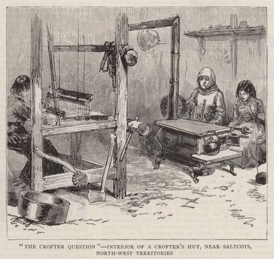 "The Crofter Question", Interiør i en Crofter