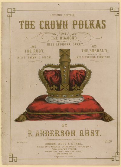 The Crown Polkas av R Anderson Rust av English School