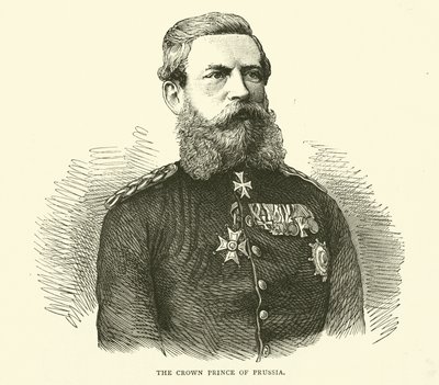 Der Kronprinz von Preußen, August 1870 von English School