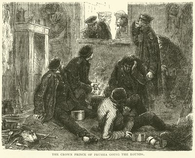 Kronprinsen av Preussen går rundt, november 1870 av English School