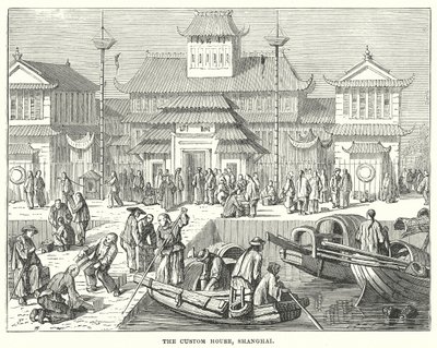 Tollhuset, Shanghai (gravering) av English School