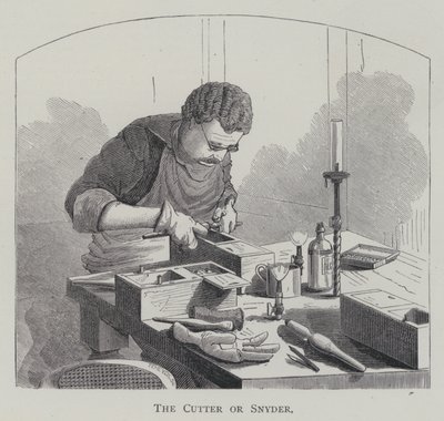 The Cutter eller Snyder (gravering) av English School
