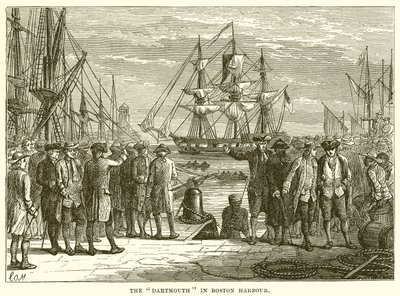 Dartmouth i Boston Harbor av English School