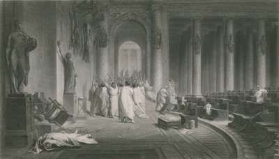Cæsars død, Julius Cæsar av English School