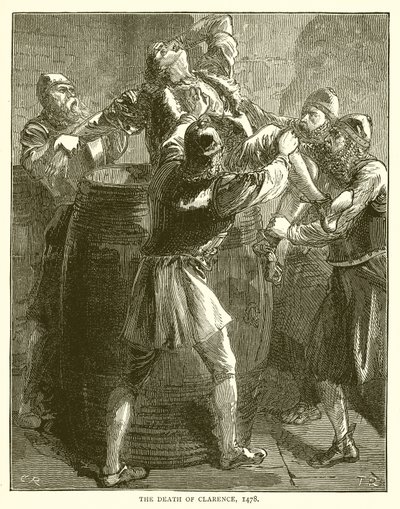Clarences død, 1478 av English School