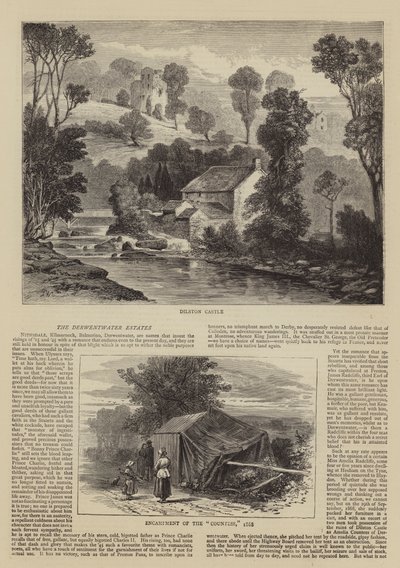 Derwentwater Estates (gravering) av English School