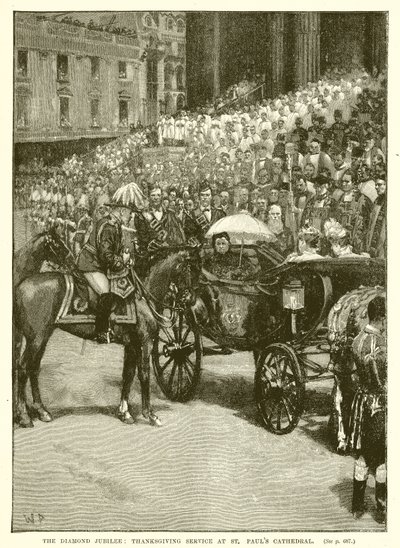 The Diamond Jubilee: Thanksgiving-gudstjeneste ved St. Pauls Cathedral av English School
