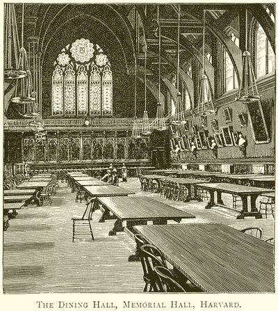 The Dining Hall, Memorial Hall, Harvard av English School
