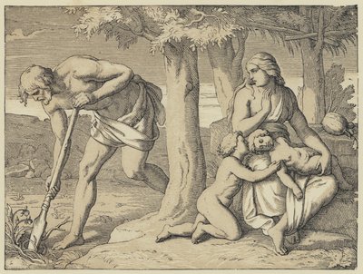 The Doom of Labour, etter fallet (gravering) av English School