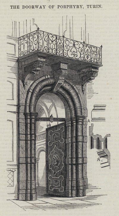 Das Porphyrportal, Turin von English School