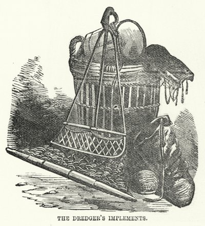 The Dredger's Implements (gravering) av English School