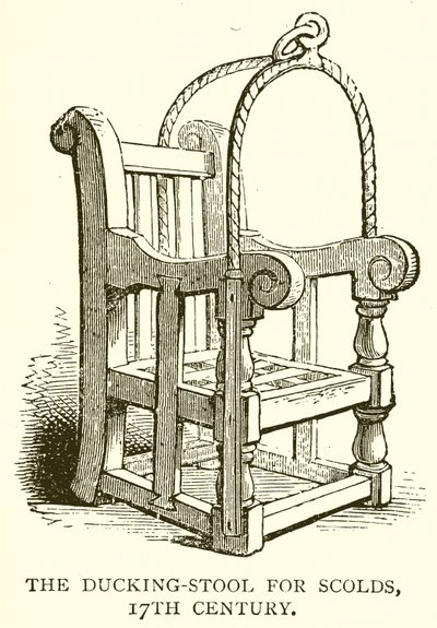 Andekrakken for skjenner, 1600-tallet av English School