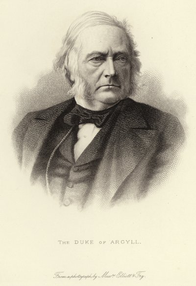 Hertugen av Argyll (1823 - 1900) av English School