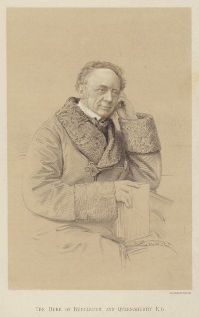 Hertugen av Buccleuch og Queensberry, KG (litho) av English School
