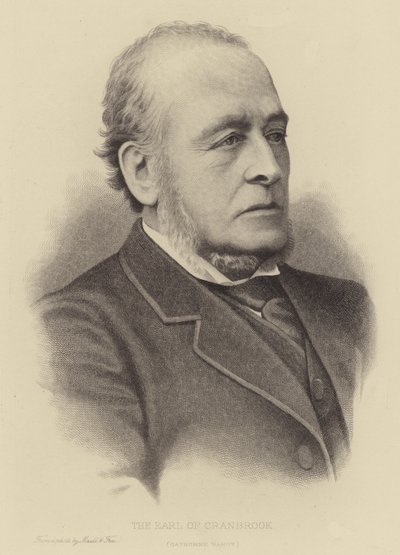 Jarlen av Cranbrook, Gathorne Hardy av English School