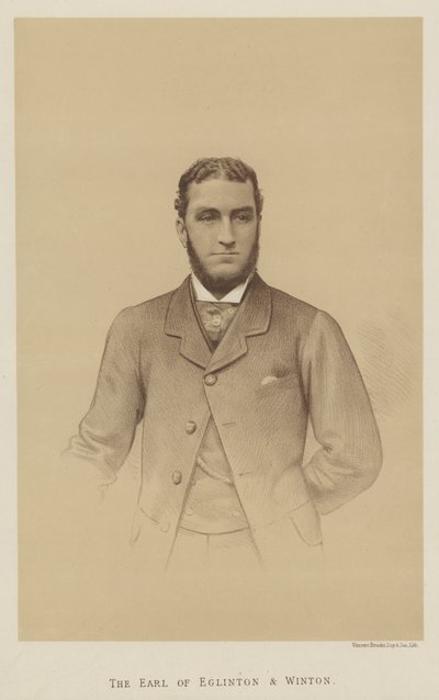 Jarlen av Eglinton og Winton (litho) av English School
