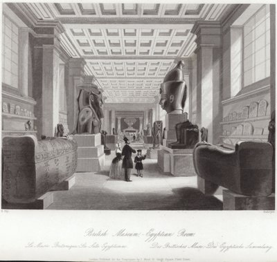 Det egyptiske rommet til British Museum av English School