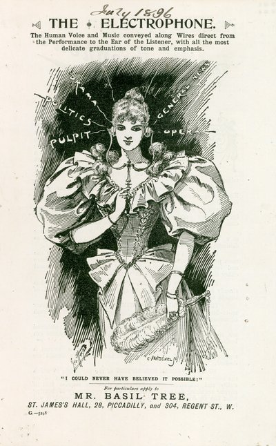 Elektrofonen, juli 1896 av English School