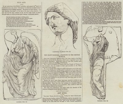 The Elgin Marbles (gravering) av English School