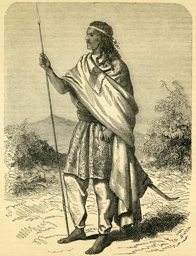 Keiseren Theodor II (ca. 1818-68) (gravering) av English School