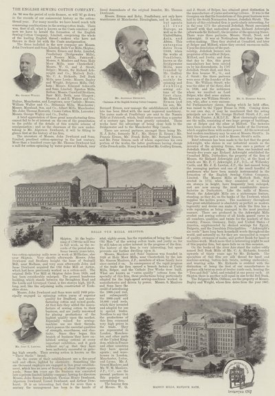 The English Sewing Cotton Company (gravering) av English School