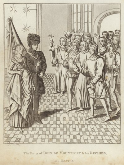 Inntoget av Iohn de Mountfort og hans hertuginne i Nantes av English School