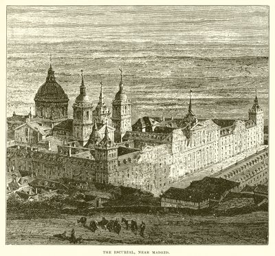 The Escurial, nær Madrid av English School