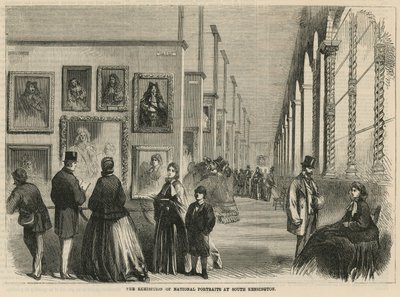 Utstillingen av nasjonale portretter i South Kensington av English School