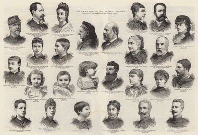 Utvisningen av de franske prinsene (gravering) av English School
