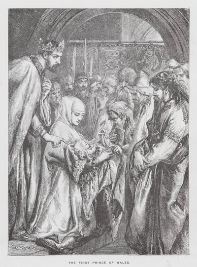 Der erste Prinz von Wales von English School