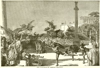 The Foot-Race av greske idrettsutøvere av English School