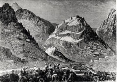 Ali Musjids fort i Khyberpasset av English School