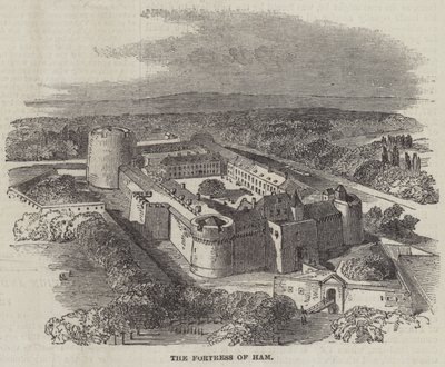 The Fortress of Ham (gravering) av English School