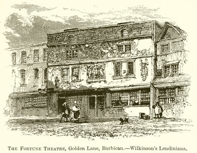 Fortune Theatre, Golden Lane, Barbican.--Wilkinsons Londiniana av English School