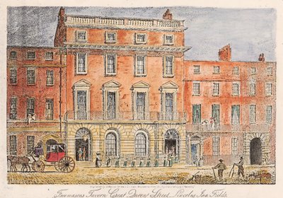 The Freemasons Tavern, 1863 av English School