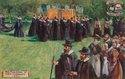 Begravelsen til Amy Robsart, 1560 av English School