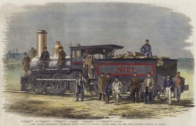 George Stephenson-lokomotivet bygget ved Hamilton av English School
