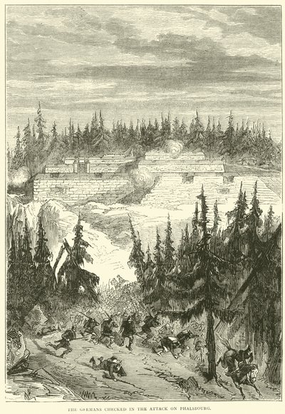 Tyskerne sjekket inn angrepet på Phalsbourg, 1871 av English School