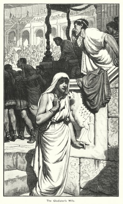Gladiatorens kone (gravering) av English School