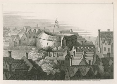 The Globe Theatre, Bankside, Southwark, London av English School