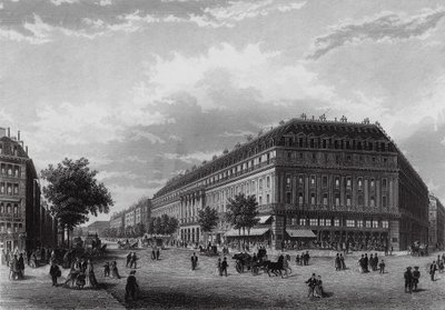 The Grand Hotel, Boulevard des Capucines, Paris (gravering) av English School