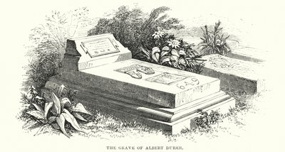 Graven til Albert Durer (gravering) av English School