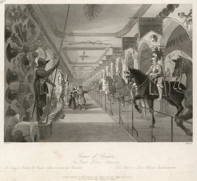 The Great Horse Armory ved Tower of London av English School