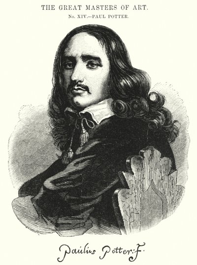 The Great Masters of Art, Paul Potter (gravering) av English School
