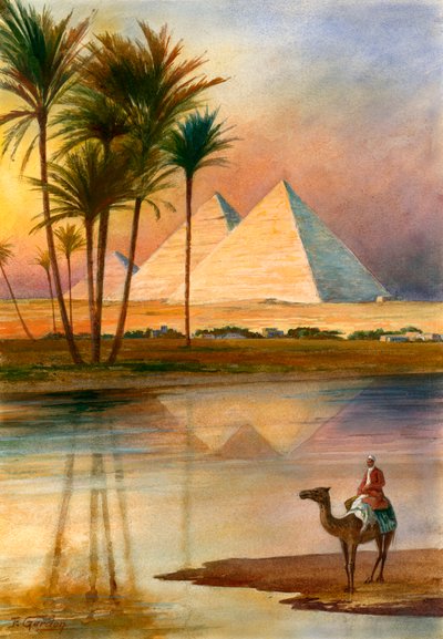 Den store pyramiden i Giza av English School