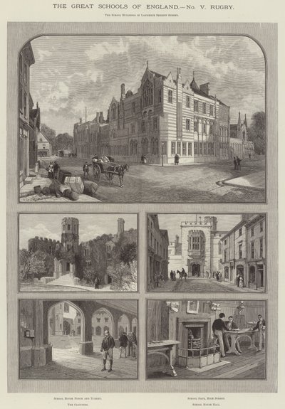 The Great Schools of England, Rugby (gravering) av English School