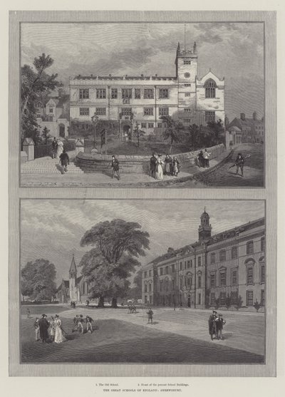 The Great Schools of England, Shrewsbury (gravering) av English School