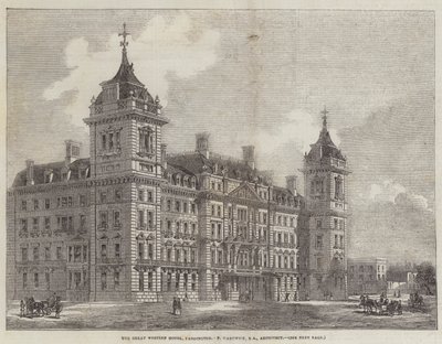 The Great Western Hotel, Paddington (gravering) av English School