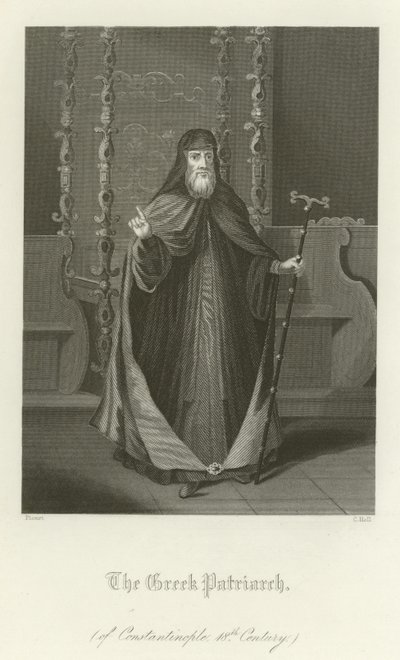 Den greske patriarken av Konstantinopel, 1700-tallet av English School