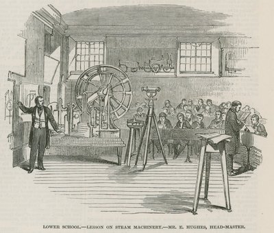 The Greenwich Royal Hospital Schools; Nedre skole: Leksjon om dampmaskineri av English School